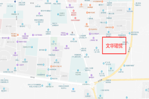 中江文华苑交通图